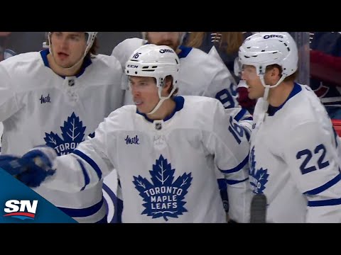 Maple Leafs Mitch Marner Scores 20th Goal Of Season vs. Avalanche