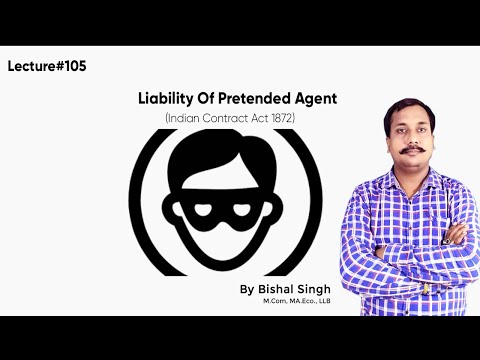 Liability Of Pretended Agent – Indian Contract Act 1872