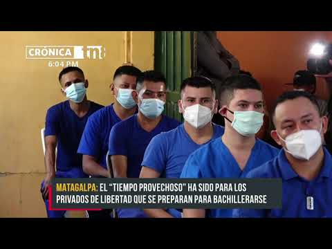 Reos del Sistema Penitenciario Waswali, Matagalpa reciben bono de bachiller - Nicaragua