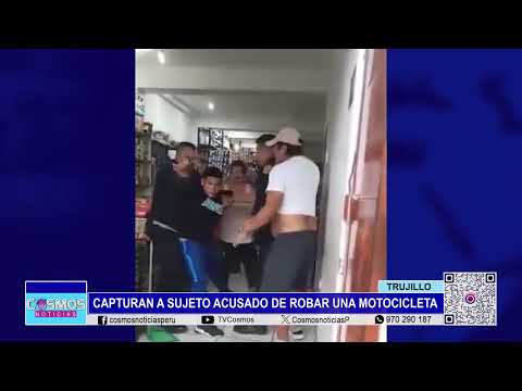Trujillo: capturan a sujeto acusado de robar una motocicleta