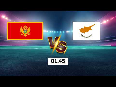 LIVE 🔴 Montenegro vs Cyprus | UEFA Nations League 2026 | Live Score