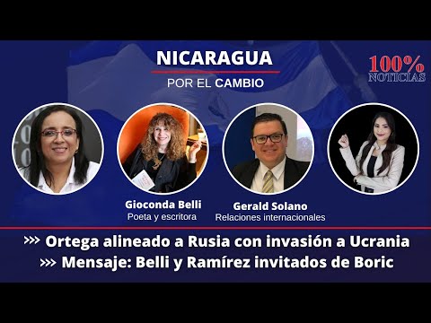 ¿Nicaragua enviará militares si el conflicto #RusiaUcrania escala?/ Gioconda Belli invitada de Boric