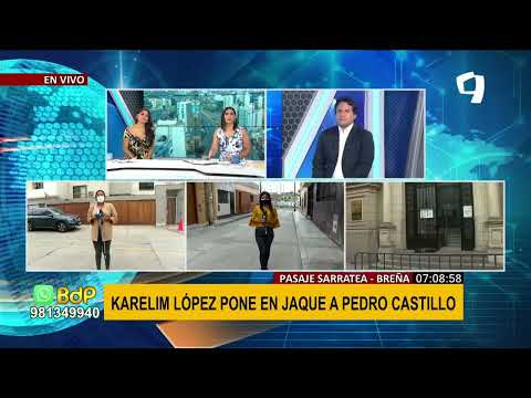 Desde el pasaje Sarratea: reacciones tras revelación de Karelim López contra Pedro Castillo (2/2)