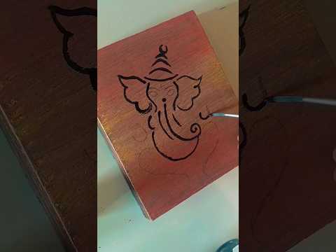 how to draw a Ganesh drawing with colored I Ganesh drawing |Priya_hindu_108 I