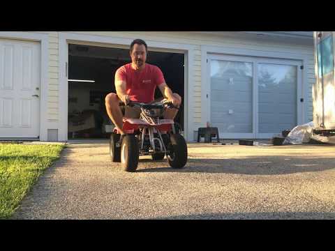 Ben ATV Throttle and Brake test