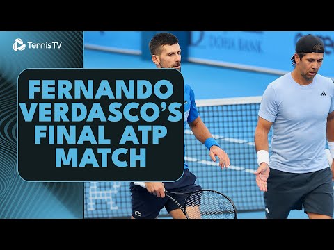 Fernando Verdasco's Farewell Match Alongside Novak Djokovic | Doha 2025 Highlights