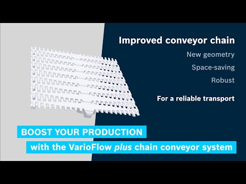 [EN] Bosch Rexroth: BOOST YOUR PRODUCTION with the VarioFlow plus chain conveyor system