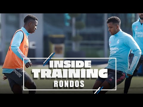 ? Real Madrid rondos! | Join Vini Jr., Rodrygo & co. at training!