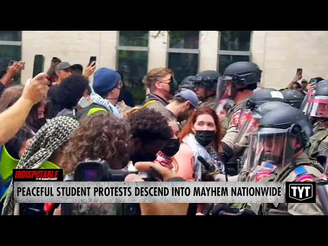 Cops Use Riot Gear, Horses To Crack Down On Peaceful Student Protests Nationwide #IND