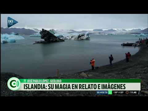 El geólogo José Pablo López presenta el libo Islandia: su magia en relato e imágenes