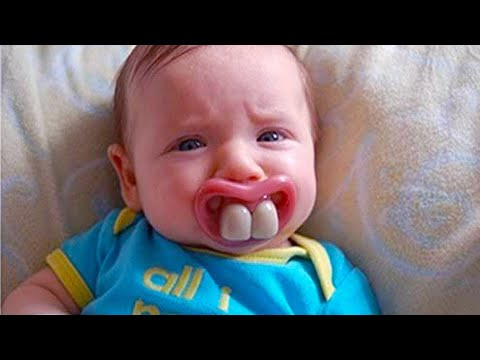 Babies with Funny Pacifiers are the cutest and funniest that will make you Laugh