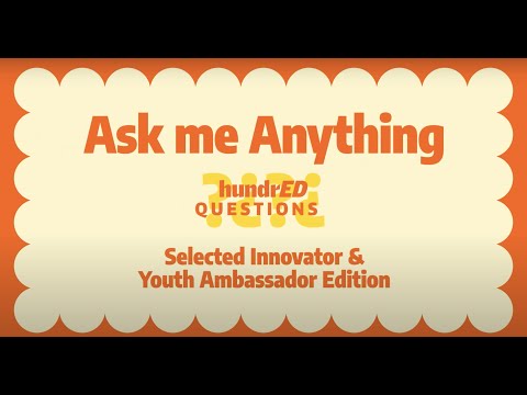 Ask Me Anything - OFFICIAL TEASER | HundrED