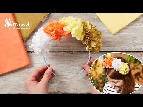 How To: Make a Flower Crown | Crafternoon | Mind
