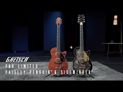 Gretsch 2023 Pro Limited Paisley Penguin & Sidewinder Models | Gretsch Presents