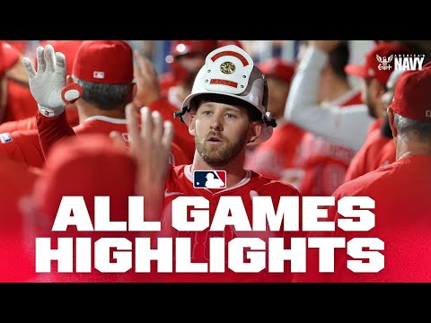 Highlights from ALL games on 7/18! (Angels defeat Phillies, Marlins walk-off, and MORE!)