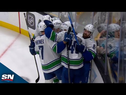 Pius Suter Pots Second Goal To Give Canucks Lead With 26 Seconds Left