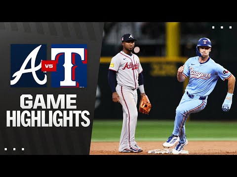 Braves vs. Rangers Game Highlights (7/27/25) | MLB Highlights