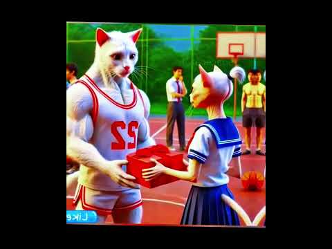 Ugly cat was laughed at by everyone 🙀#cat #kitten #cartoon #kittten #cute #shorts