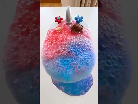 🔴🟣🔵⚪️Mixing 4 Colors=?🐶 Part151 #shorts