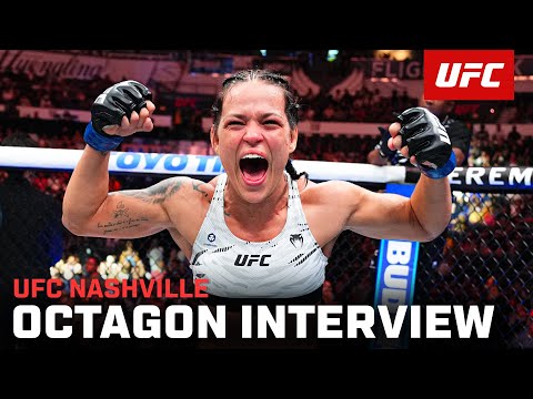Eduarda Moura Octagon Interview | UFC Nashville