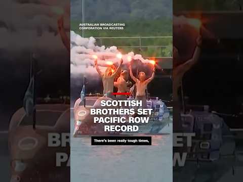 Scottish brothers set Pacific row record