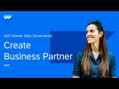 How to Create a Business Partner  | SAP Master Data Governance, Cloud Edition | Pwering SAP BTP