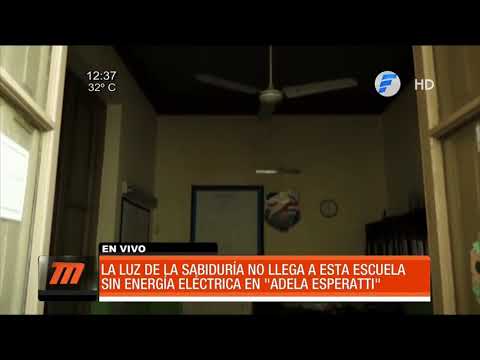 No iniciaron las clases por falta de electricidad en escuela de Asunción