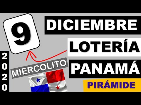 Piramide Suerte Decenas Para Miercoles 9 de Diciembre 2020 Loteria Nacional Panama Miercolito Compra