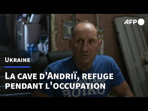 Ukraine: à Izioum, la cave d'Andriï, refuge pendant l'occupation russe | AFP