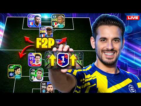 eFootball Mobile LIVE 🔥 Road to Division 1 (FREE TO PLAY ONLY) 🚀