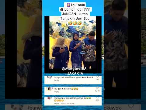 🧕Ibu mau di Lamar lagi ?JGN ikutan Tunjukin Jari 🤣🤣#cincinlamaran#gaya#ibu @MargarethA_JAKARTA