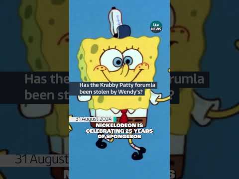 Has the Krabby Patty formula been stolen by Wendy’s? #itvnews #news
