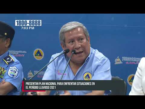 Presentan plan para enfrentar situaciones en período lluvioso 2021 en Nicaragua