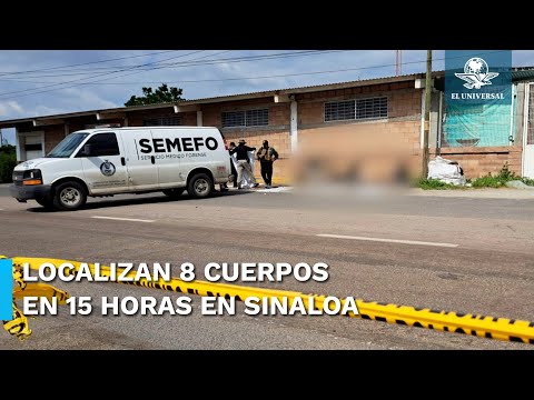 Hallan en Sinaloa 8 cuerpos, algunos con sombreros, en alusión a facción de El Mayo Zambada