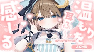 【ASMR🩷KU100】ずーっと耳ふ～🤍全編広告なし【なでなで/囁き/タッピング】#くもユメ #asmr【whispering/JP/vtu
