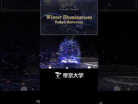 【帝京大学】Winter Illumination Teikyo University 2024【名所 & 穴場】#帝京大学 #板橋キャンパス #イルミネーション #帝京 #帝京大学医学部附属病院