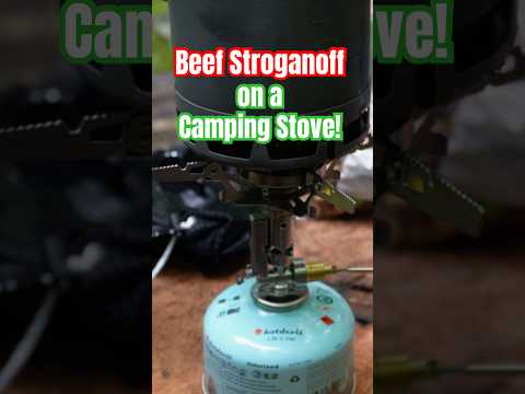 Beef Stroganoff Mountain House Meal Cook! #camping #meal #campingcooking #campingmeals #gsmnp