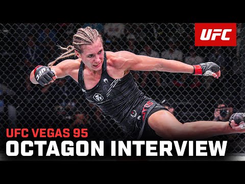 Yana Santos Octagon Interview | UFC Vegas 95