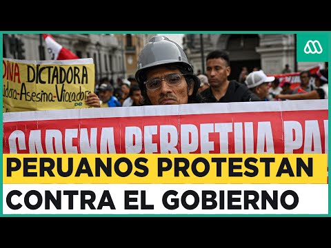 Peruanos salen a las calles para exigir la renuncia de Dina Boluarte