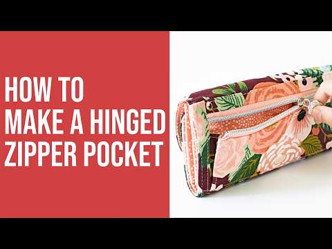 Bag Lab - How to Make a Hinged Zipper Pocket