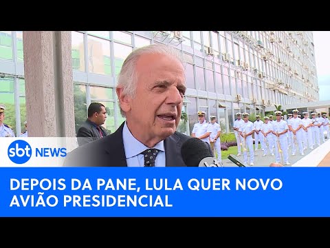 Pane na aeronave de Lula reabre discussão sobre compra de novo avião | #SBTNewsnaTV (03/10/24)