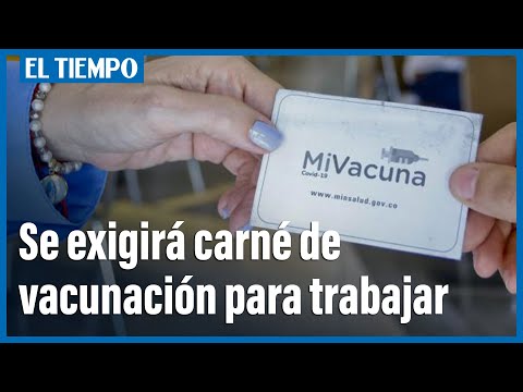 Ministro de Trabajo habla sobre la exigencia del carné de vacunación para los trabajadores