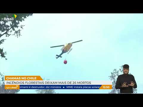 Incêndios florestais deixam mais de 26 mortos no Chile