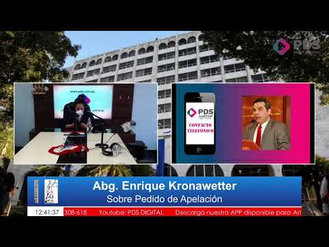 Entrevista- Abg. Enrique Kronawetter- Sobre Pedido de Apelación