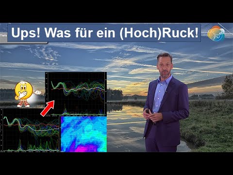 Was für ein Ruck nach oben! (Wieder) Mehr Hochdruck mit Höhenwärme. Wettervorhersage 22.-30.10.2024.