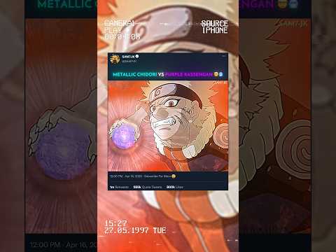 METALLIC CHIDORI Vs PURPLE RASSENGAN 🥶🔥