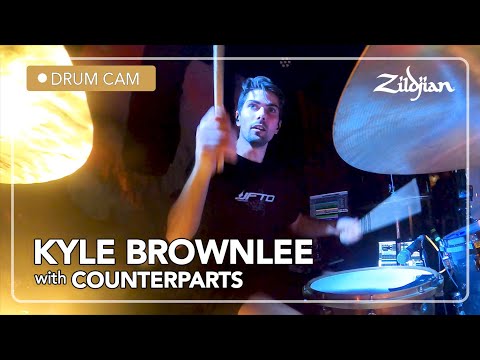 COUNTERPARTS LIVE Drum Cam with Kyle Brownlee | Zildjian