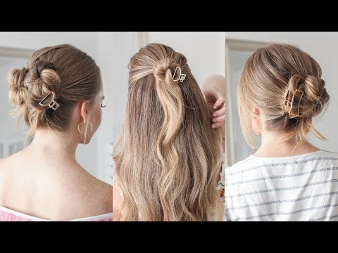 3 Easy Bun Styles | Missy Sue