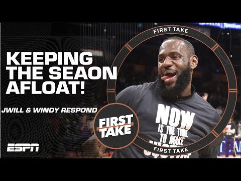 LeBron James is trying to keep the Lakers’ season afloat! - Brian Windhorst | First Take