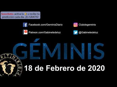 Horóscopo Diario - Géminis - 18 de Febrero de 2020